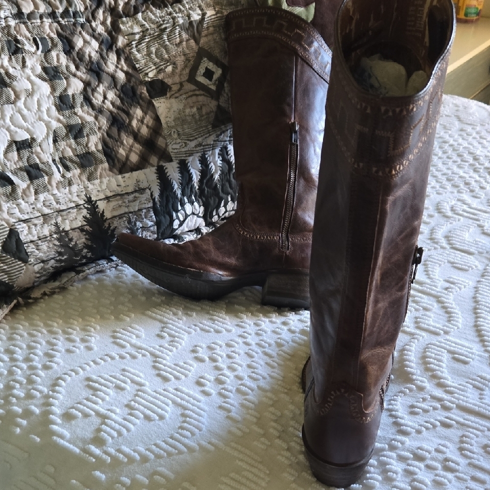 Ariat Dark Brown Over the Knee Boots - Picture 6 of 6